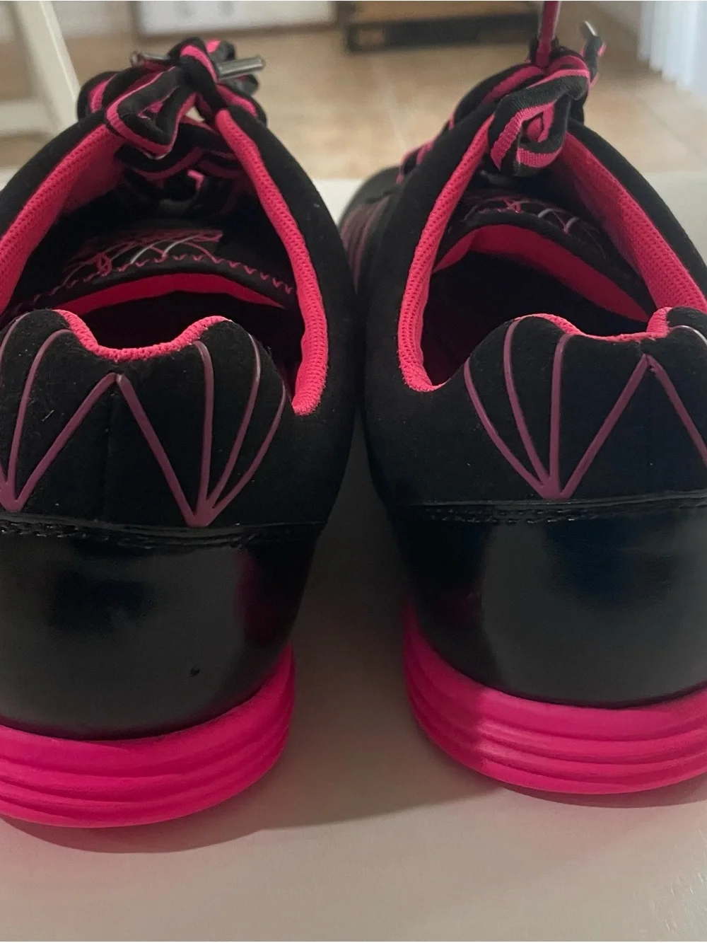 Coach black and pink Darla sneakers